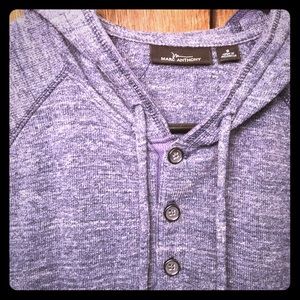 NWT Marc Anthony Men’s HOT Blue Cotton Hoodie, S